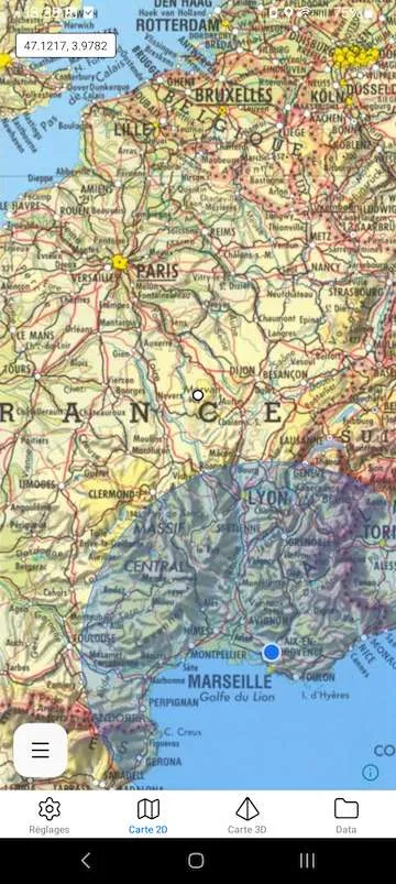 Marker position