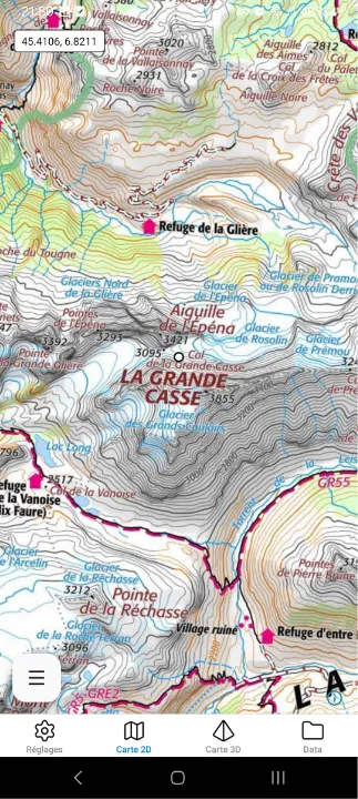 Vue 2D — vue générale