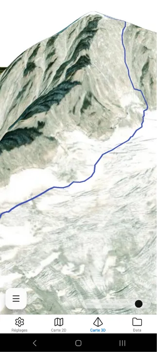 Trace dans la vue 3D